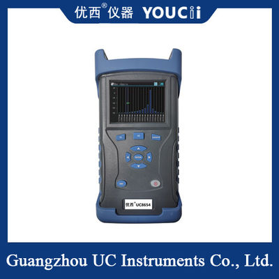 Fuente de luz estable de mano con medidor de potencia óptica recargable