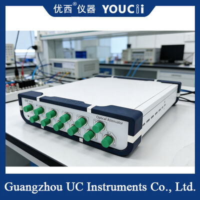 Atenuador óptico variable, con pérdida de inserción inferior a 1,8 dB