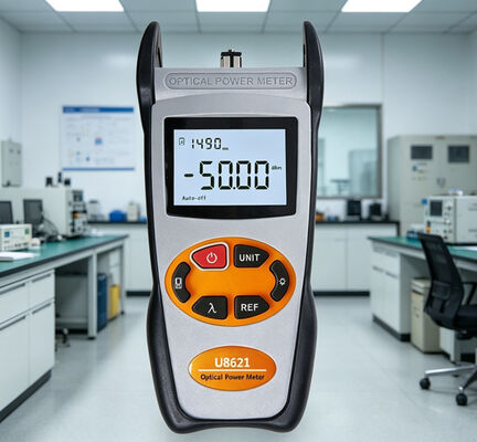 Medidor de potencia óptica, longitudes de onda de calibración: 850/1300/1310/1490/1550/1625nm