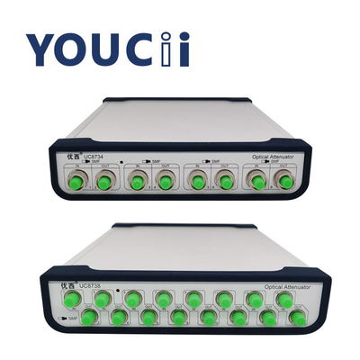 gama óptica variable 0~45dB de la atenuación del atenuador de 4Ch 8CH