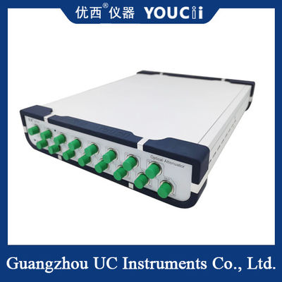 Gama mecánica 0-40/60dB del atenuador óptico ajustable del ST LC del SC de FC